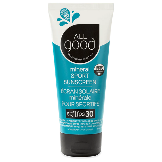 All Good SPF 30 Sport Mineral Sunscreen Lotion 3 oz