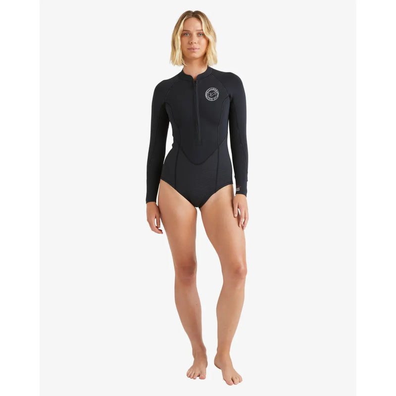 Load image into Gallery viewer, Billabong Salty Dayz Natural 2/2 Front Zip Long Sleeve Springsuit
