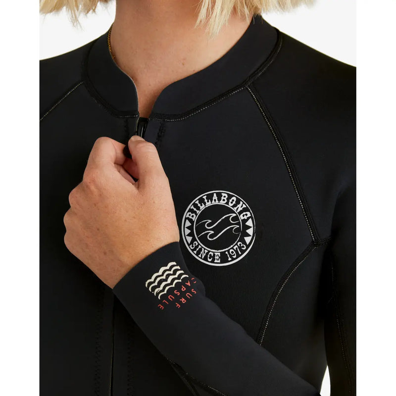 Load image into Gallery viewer, Billabong Salty Dayz Natural 2/2 Front Zip Long Sleeve Springsuit
