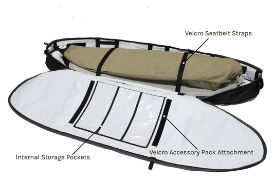 Pro-Lite Finless Coffin 2-3 Board Travel Bag