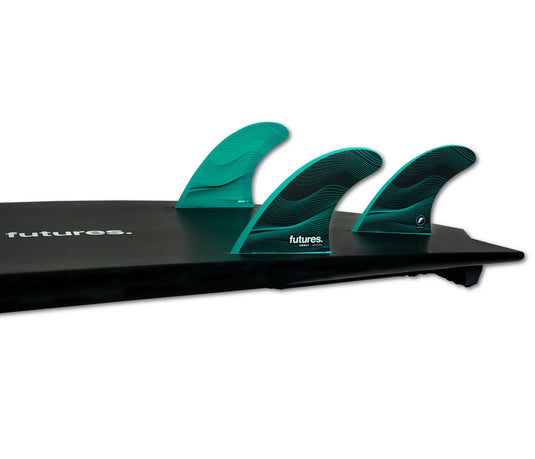 Futures Fins F6 5-FIN Honeycomb GREEN