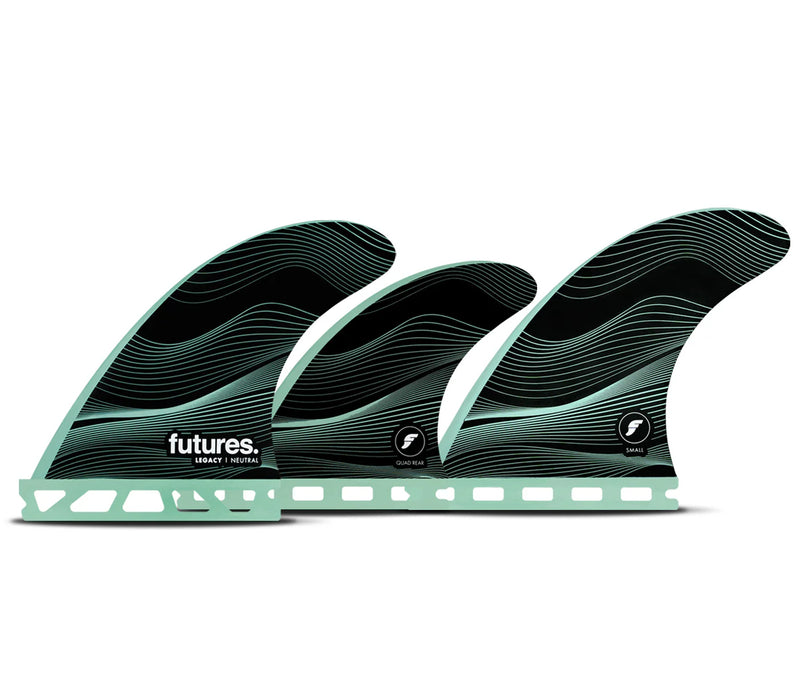 Load image into Gallery viewer, Futures Fins F4 Legacy 5-Fin Honeycomb GREEN
