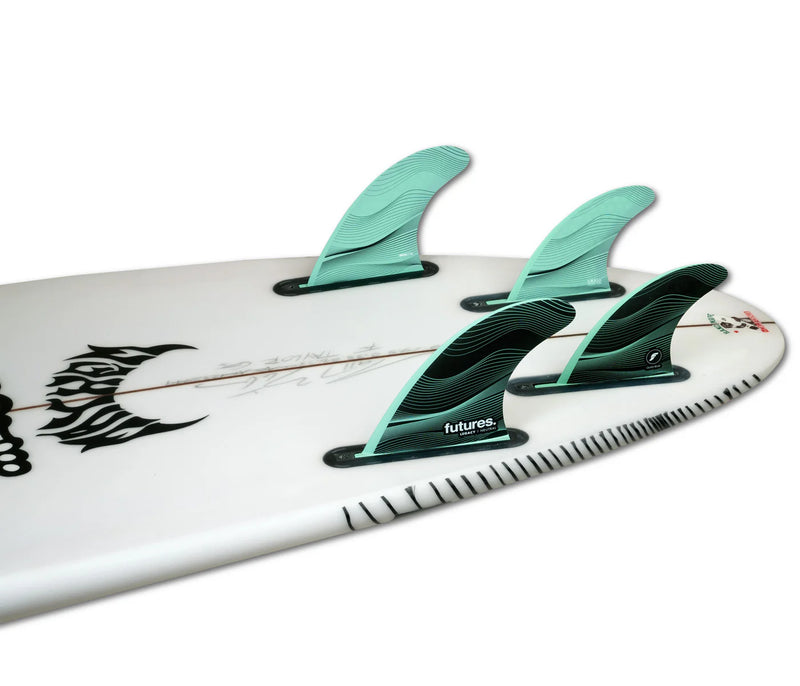 Load image into Gallery viewer, Futures Fins F4 Legacy 5-Fin Honeycomb GREEN

