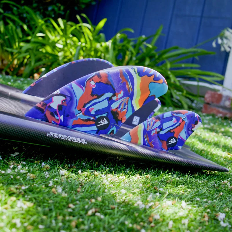 Load image into Gallery viewer, Firewire Machado Seaside Gallery Edition Quad Fin Set
