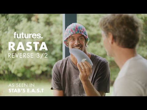 Load and play video in Gallery viewer, Futures Fins Rasta Reverse 3/2 Twin+1 Fiberglass
