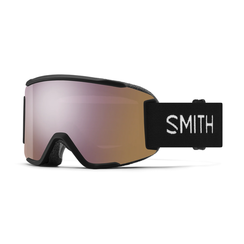 Smith Squad S - Black/ChromoPop Everyday Rose Gold Mirror / Clear Smith Squad S - Black/ChromoPop Everyday Rose Gold Mirror / Clear