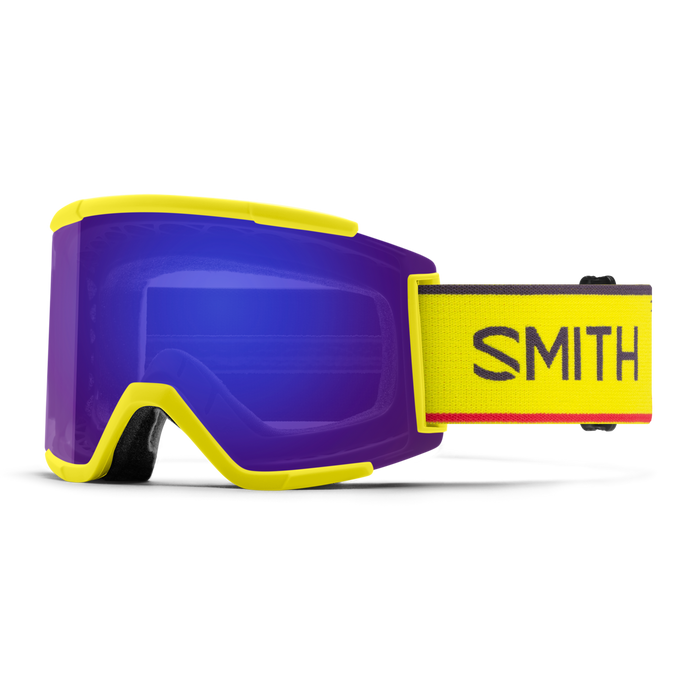 Load image into Gallery viewer, Smith Squad XL Snow Goggle - High Voltage | ChromaPop Everyday Violet Mirror Lens
