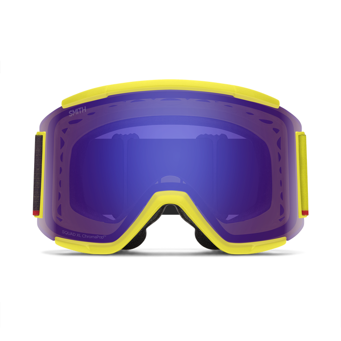 Load image into Gallery viewer, Smith Squad XL Snow Goggle - High Voltage | ChromaPop Everyday Violet Mirror Lens
