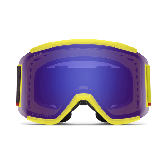 Smith Squad XL Snow Goggle - High Voltage | ChromaPop Everyday Violet Mirror Lens